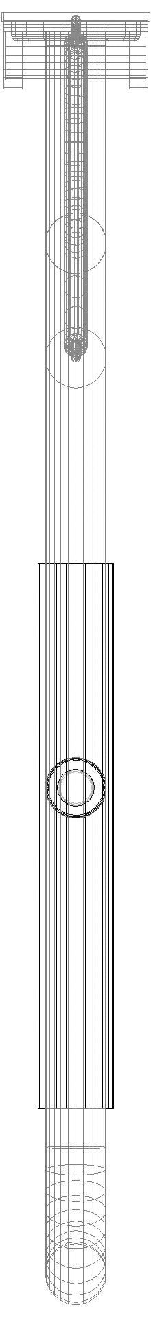 HEWI Stützklappgriff drehb. Ser 801, WC-Spülung/Armp. L:700mm reinweiß