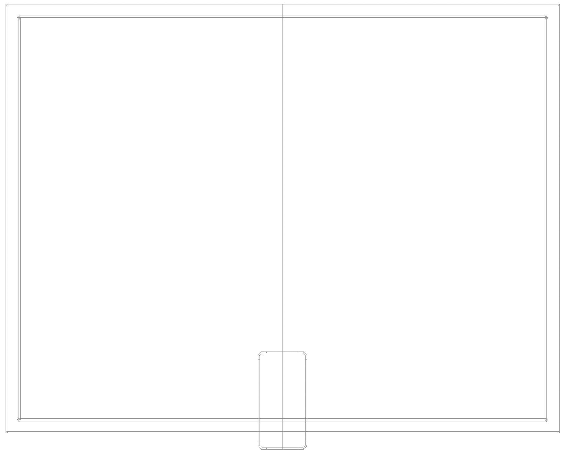 HEWI Papierabfallbehälter 60 l, mit Deckel,plvb weiß tiefmatt