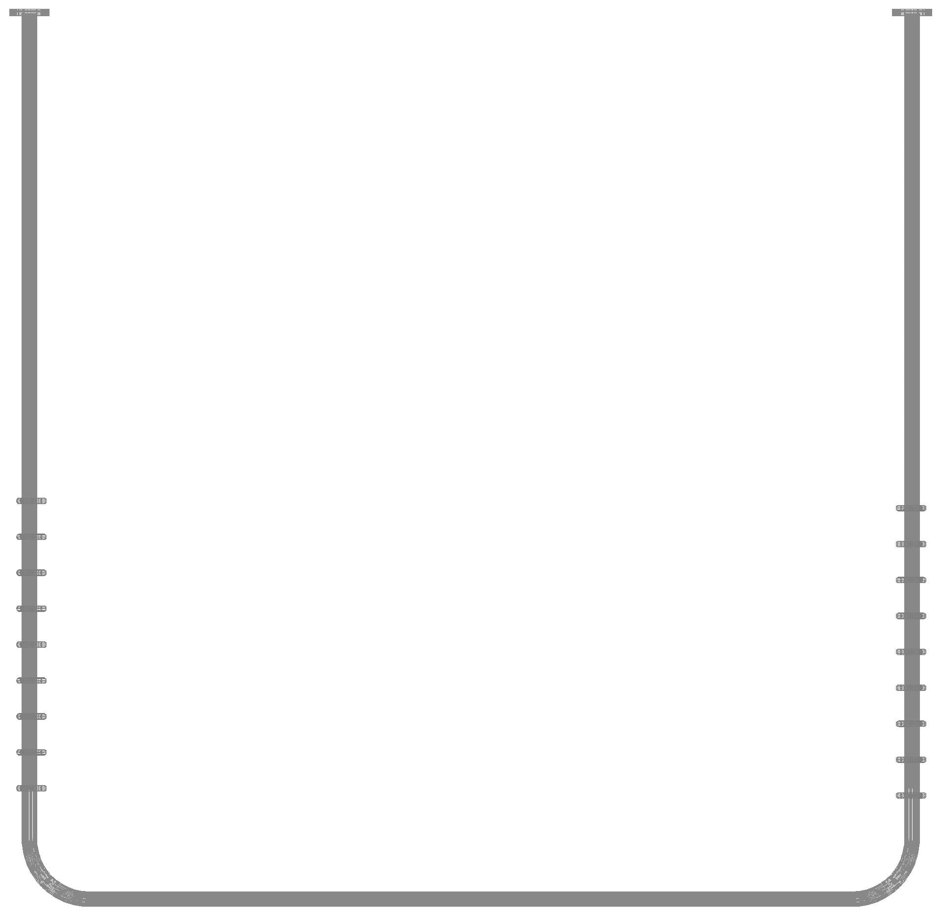 HEWI VH-Stange,d:25,A1/A3=1487, A2=1465, 46 Ringe, plvb weiß tiefmatt