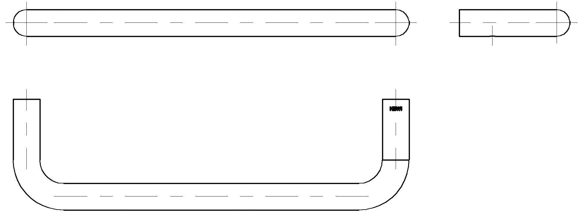 HEWI Handtuchhalter Ser 480, A: 250mm, PVD nickel gebü.