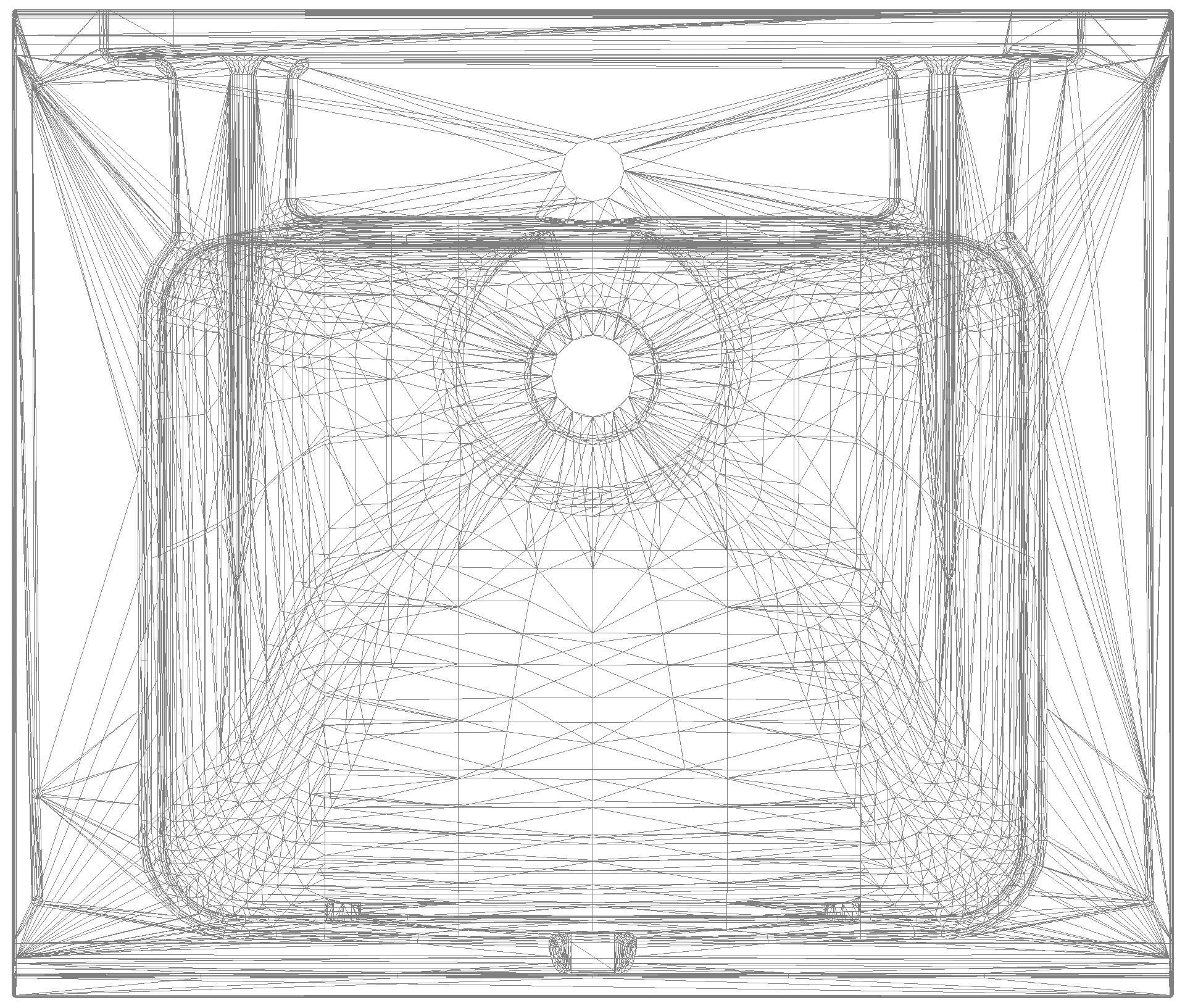 HEWI Waschtisch S-Form, modular, 650x550mm, 1.HL