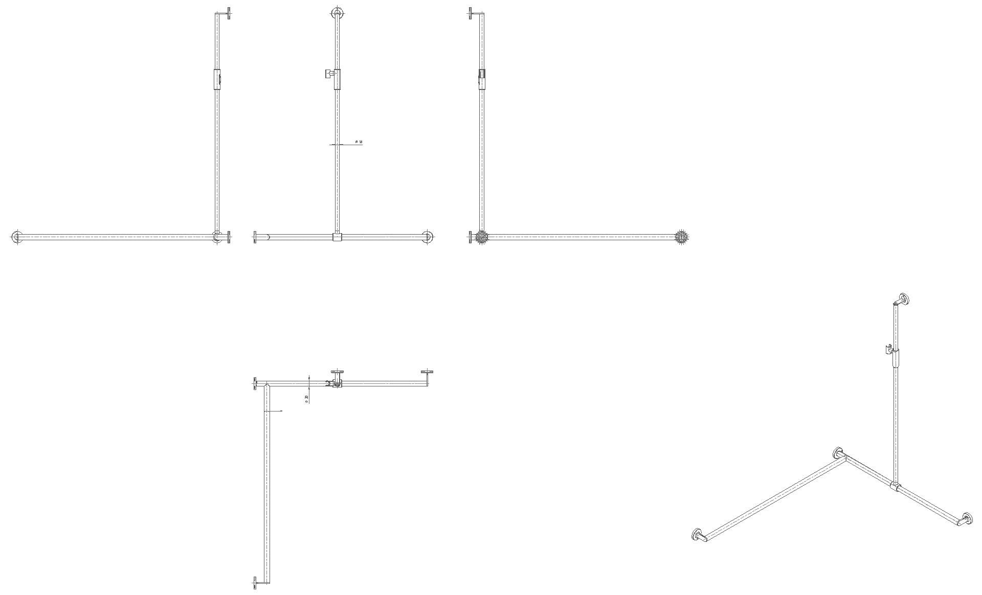 HEWI DUHA,d:25/30, A1:1250, W1:965, W2: 1185,li,chr,Br.H.mag.
