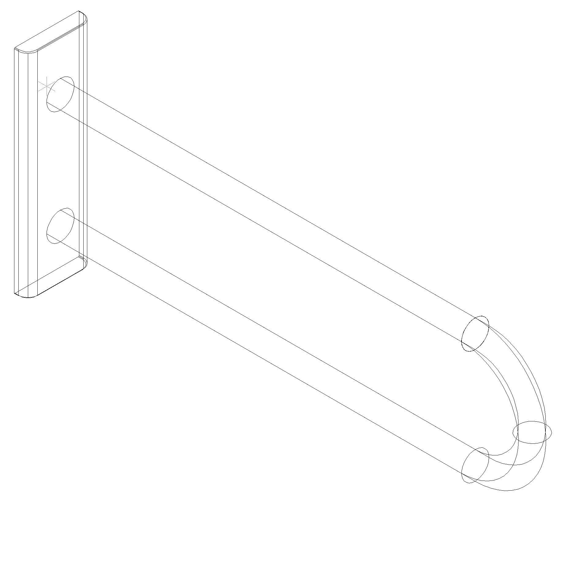 HEWI Wandstützgriff Ser 801, L:600mm anthrazgr