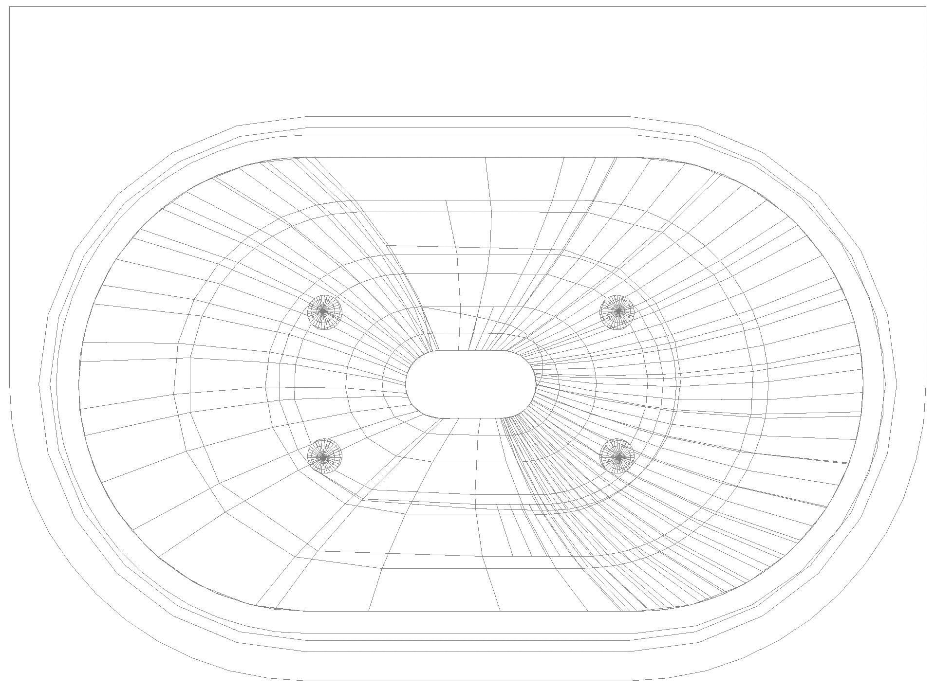 HEWI S.-Schale Gl. m. Halter Sys 800, Halter chrom