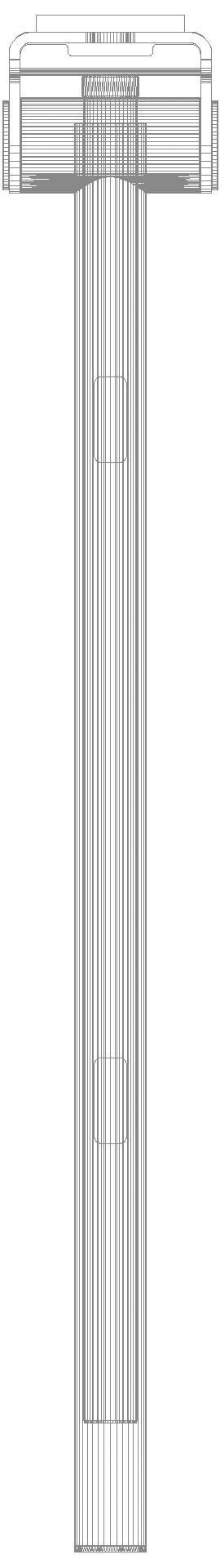 HEWI Heinrich Wilke - HEWI mob. SK-Griff Duo (A), L:700, schliff