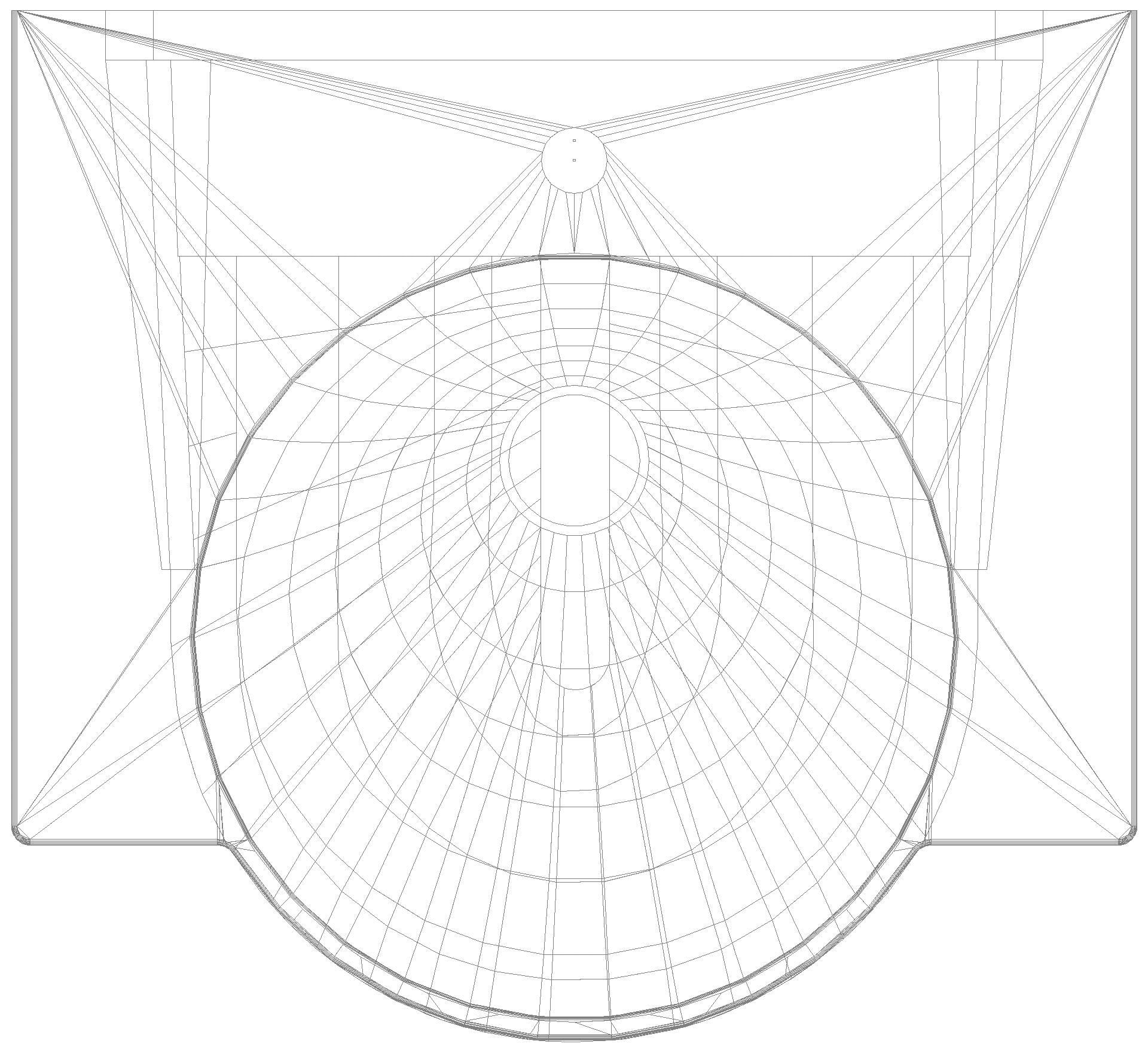 HEWI Waschtisch, 600 x 550mm, o. Überlauf, 1 Hahnloch