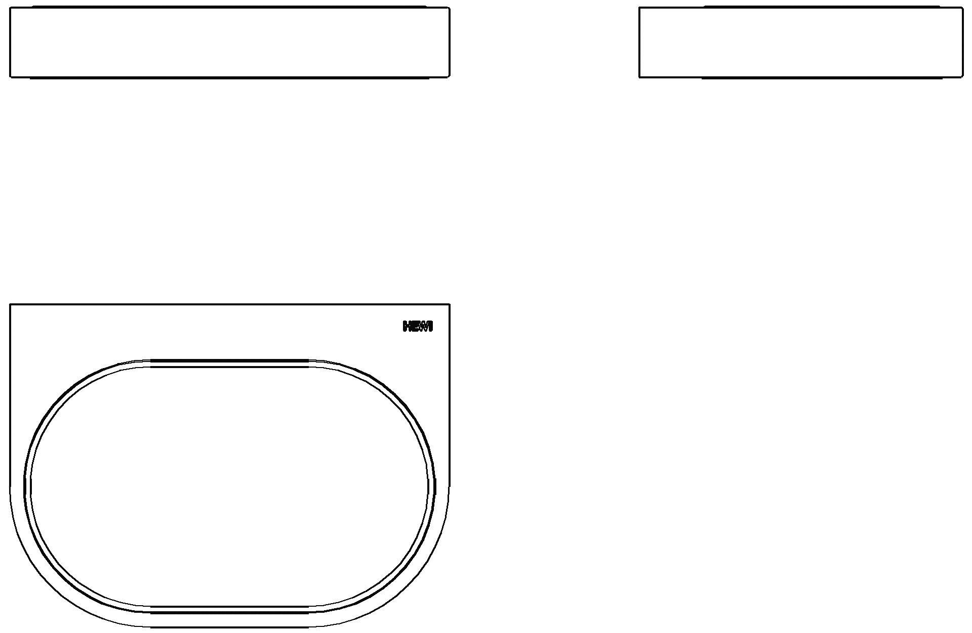 HEWI S.-Schale Gl. m. Halter Sys 800, Halter plvb weiß tiefmatt