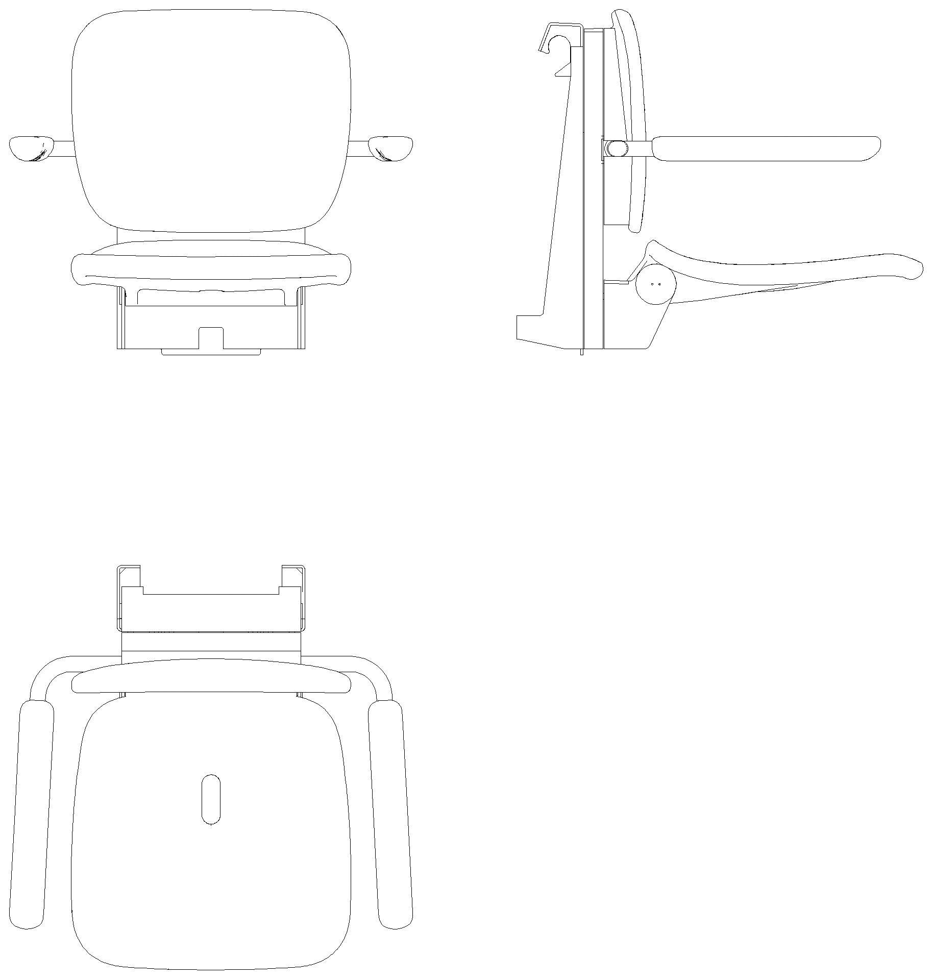HEWI Einhängesitz Premium mit Höhenverstellung weiß hgl-wem