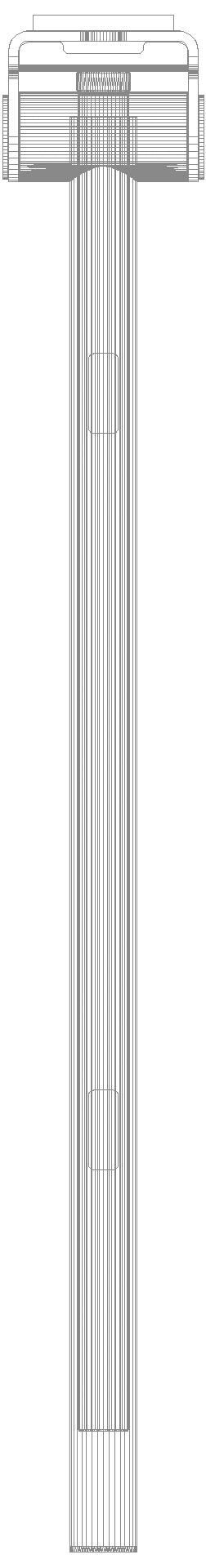 HEWI Heinrich Wilke - HEWI mob. SK-Griff Duo (A), L:750, pulverbeschichtet dgrau tma