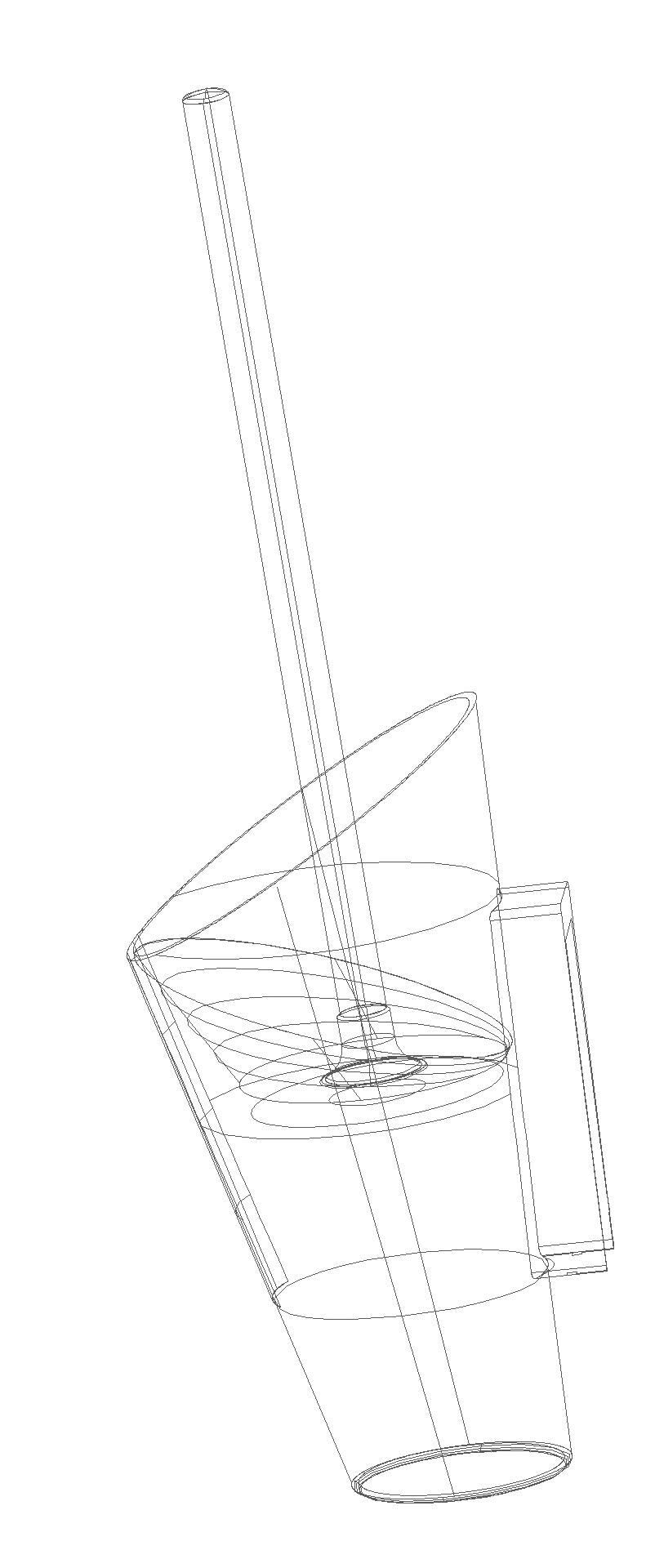 HEWI WC-Bürstengarnitur Ser 801, Wandmontage umbra