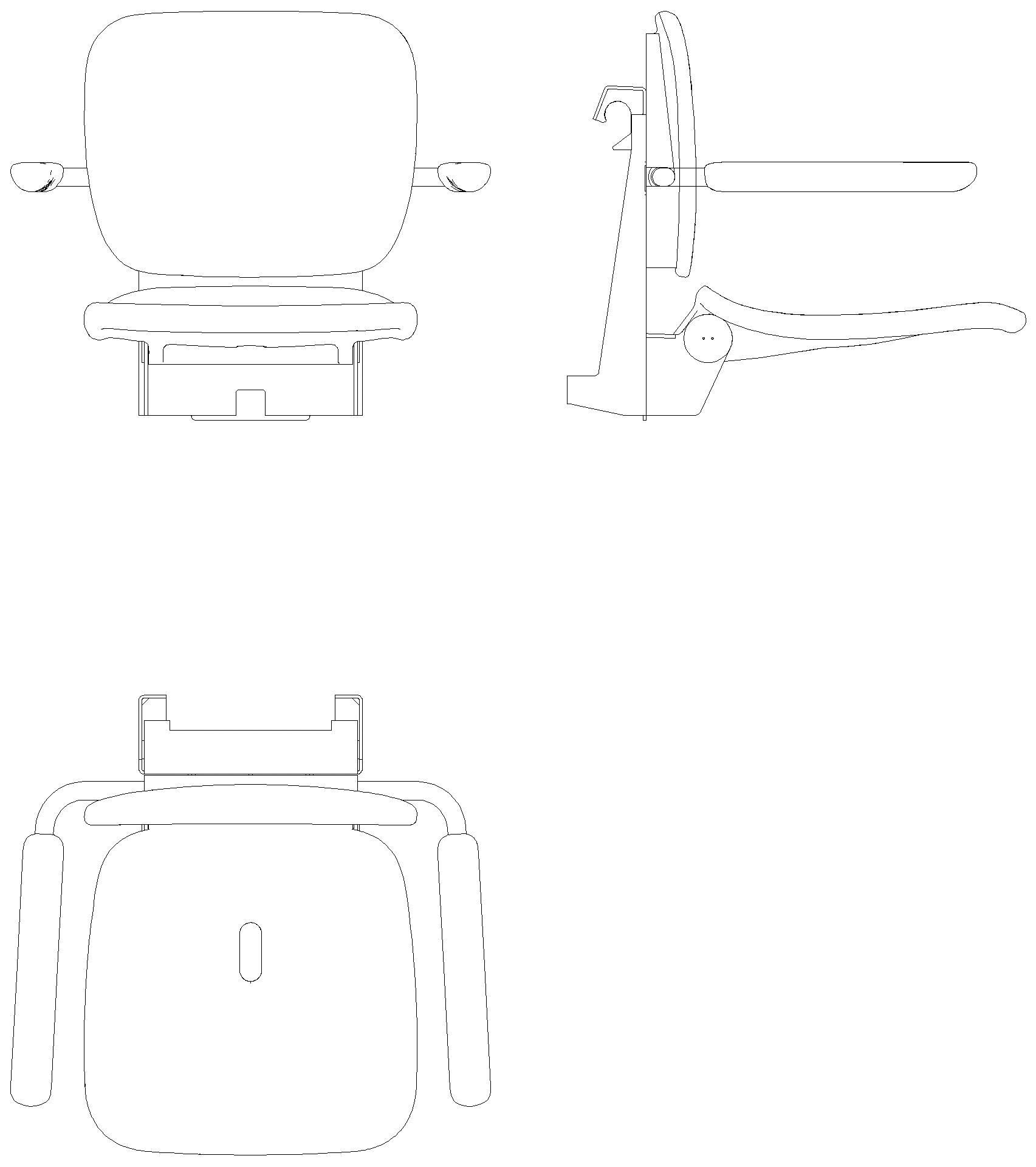HEWI Einhängesitz Premium, FR/CH anthr hgl-atm