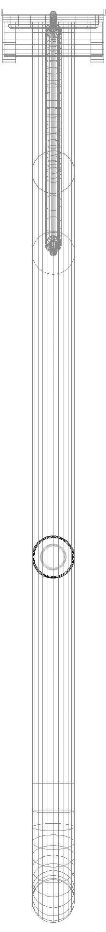HEWI Stützklappgriff drehb. Ser 801, WC-Spülung, L:700mm koralle