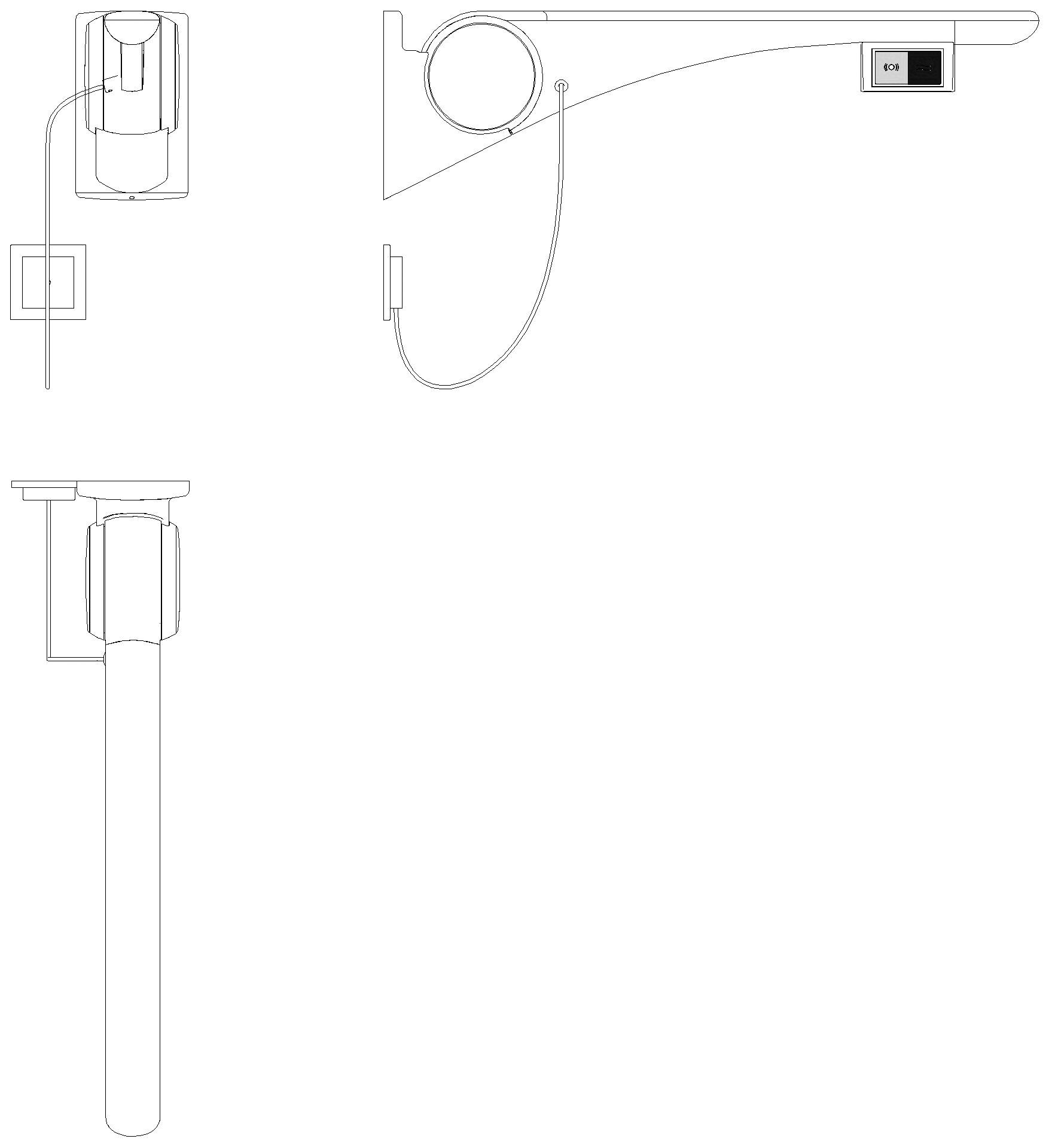 HEWI Stützklappgriff Basic,700 mm,links Spül/FT(E-Ausf.) weiß hgl-atm