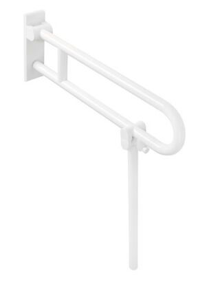 HEWI Stützklappgriff mit Bodenstütze der Serie 801