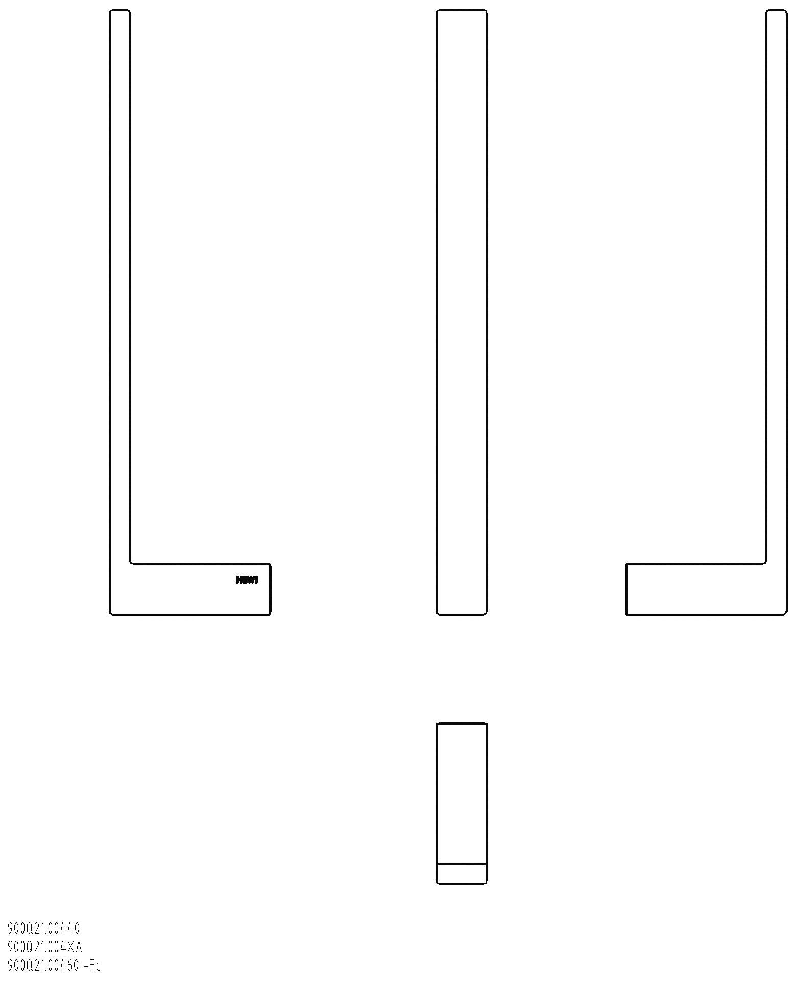 HEWI Reservepapierhalter Sys 900 Q, 2-fach, matt-schliff