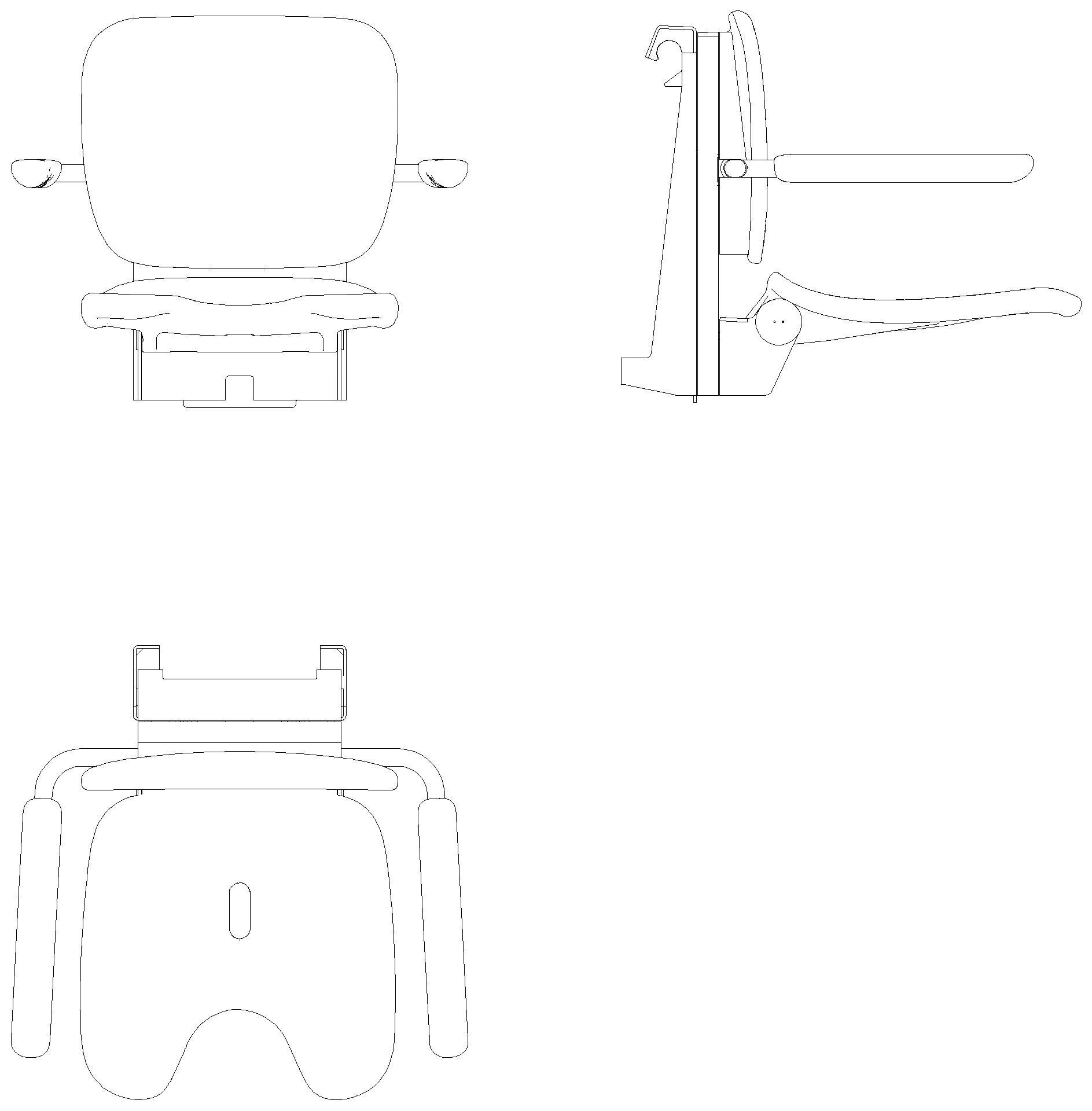 HEWI Einhängesitz Premium,Schamauss. mit Höhenverstellung weiß hgl-wem