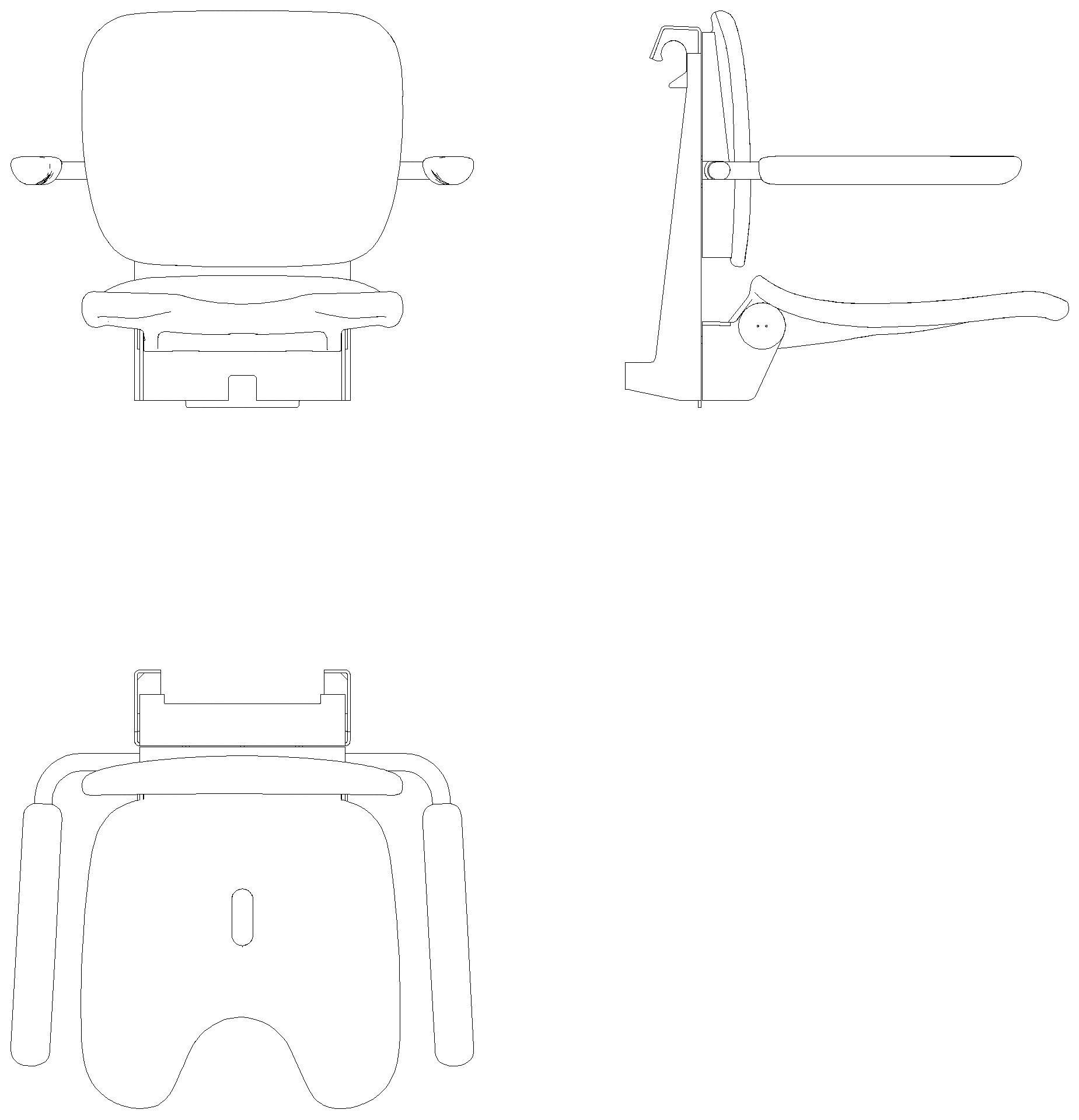 HEWI Einhängesitz Premium,Schamauss. weiß hgl-wem