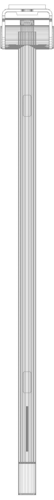 HEWI mob. SK-Griff Duo (A), PRH, L:900, pulverbeschichtet weiß tiefmatt