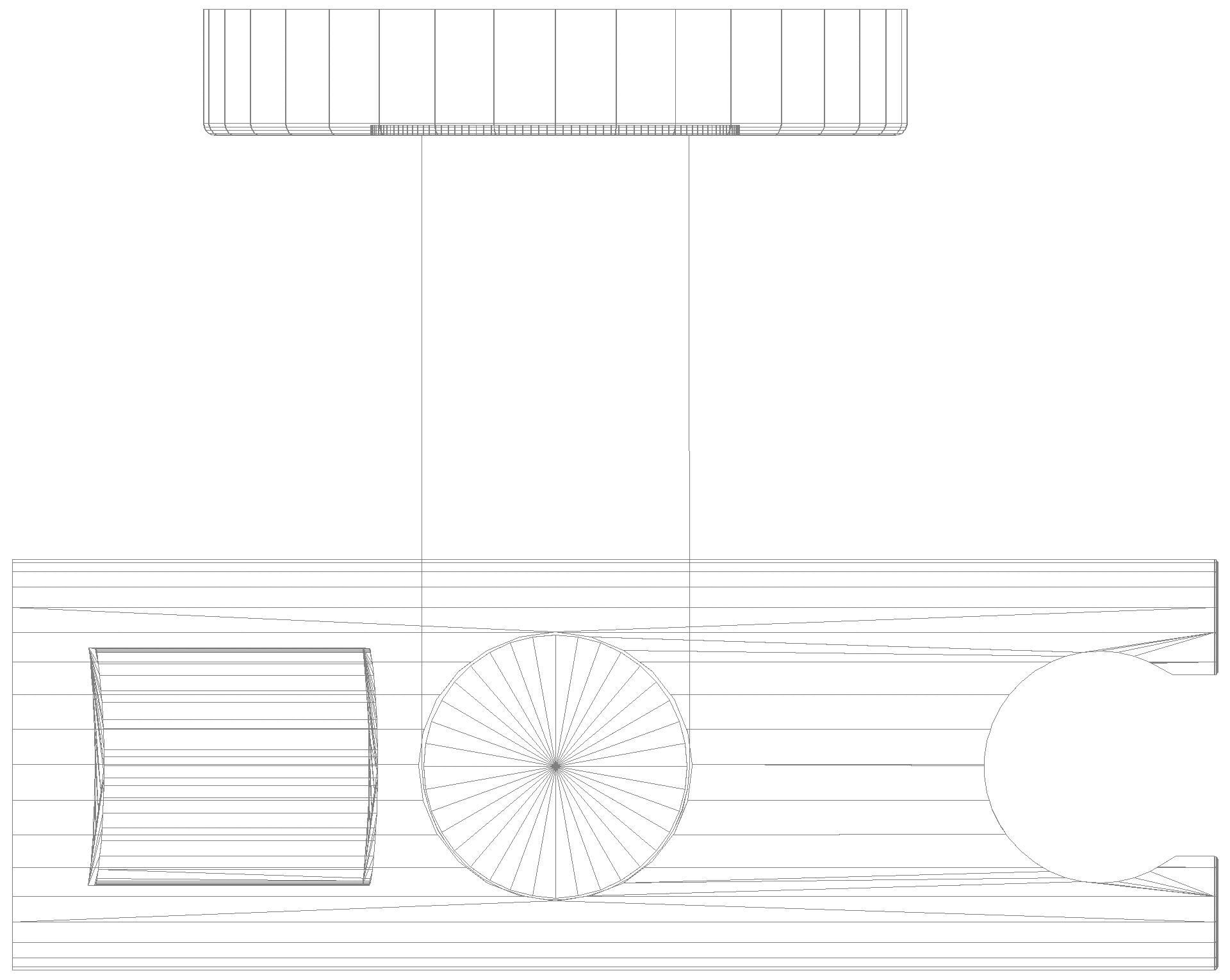 HEWI Brausehalterstange, d:25, L:900, pulverbeschichtet dgrau tiefmatt