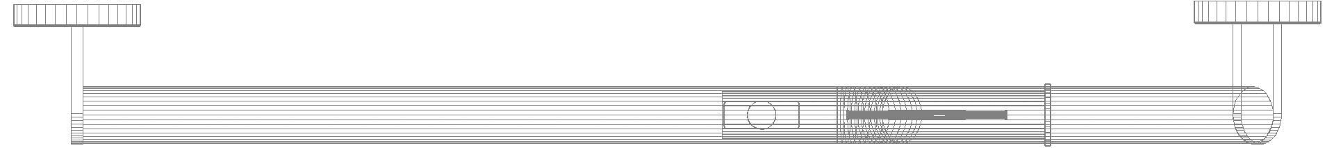 HEWI Winkelgriff 135 Gr, PRH, d:30, li, chrom