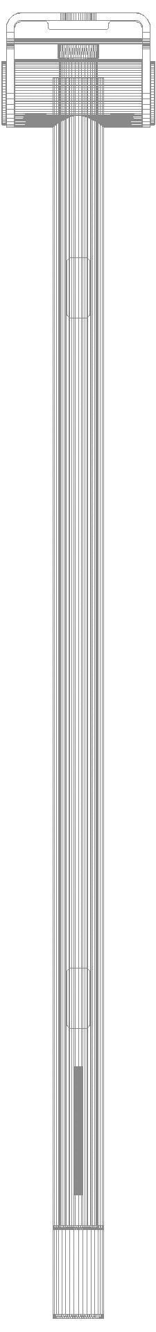 HEWI Stützklappgriff Duo (A), PRH, L:850mm, PVD nickel gebü.