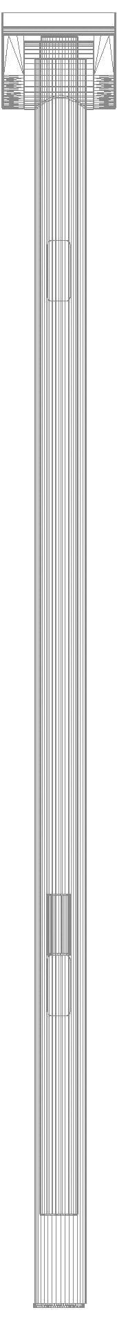 HEWI SK-Griff Duo (B), li, 850, WC-Spül (Funk),schliff