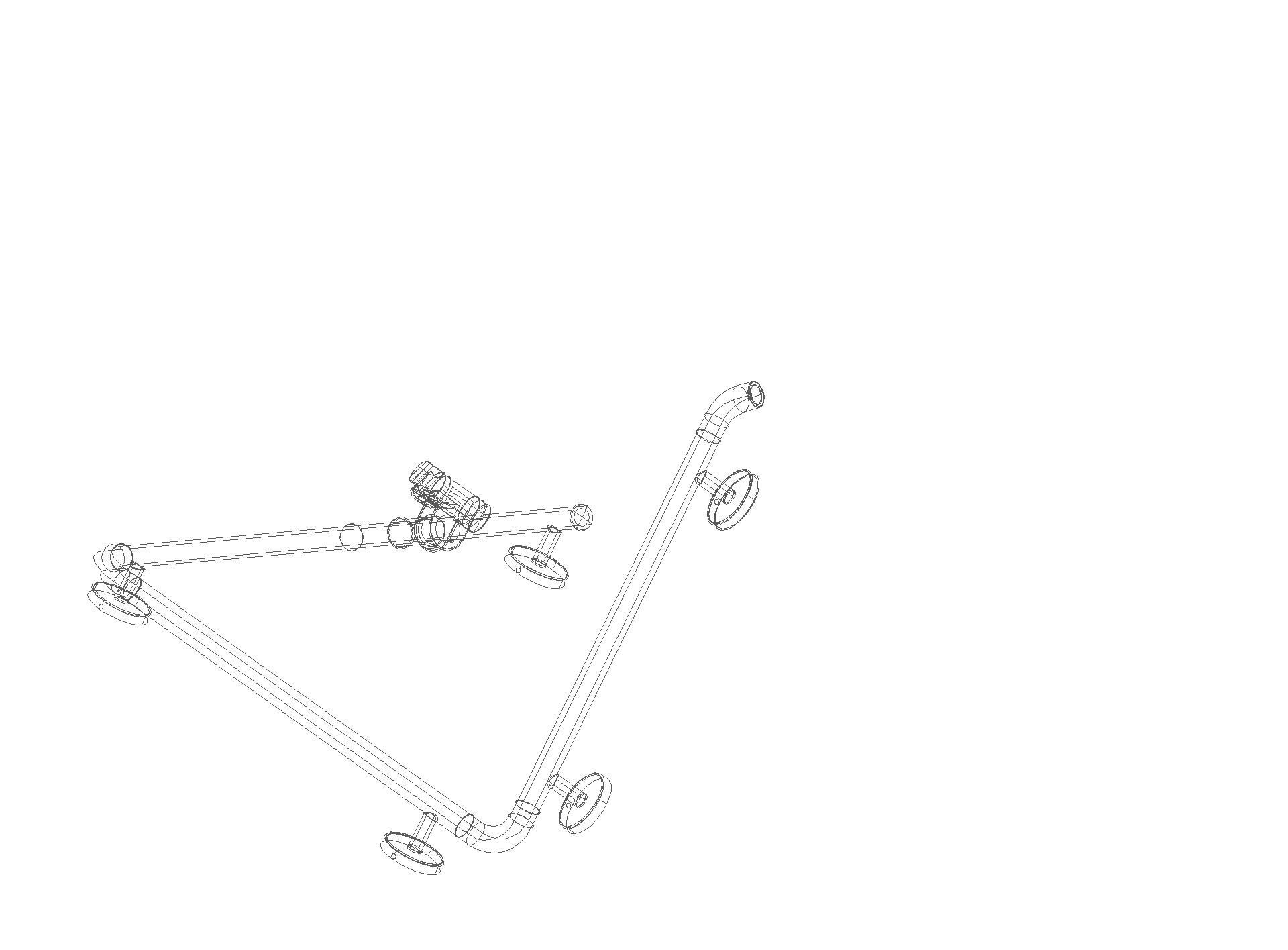 HEWI DUHA m.Br.H.St.,AM1:1100, W1/2:762, Br.H. in 92, Kst., chromoptisch besch.