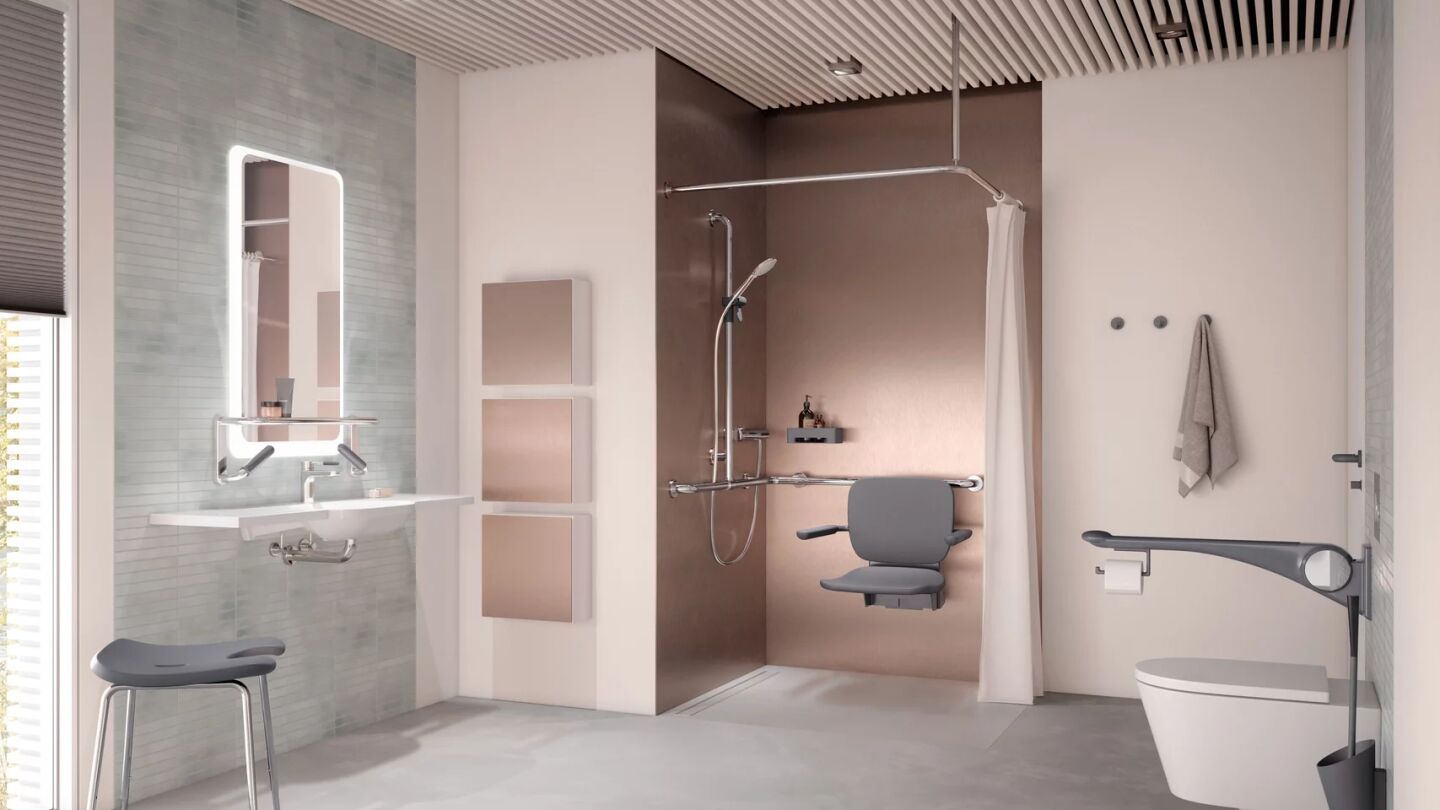 HEWI Serie 802 LifeSystem für den ​ professionellen Pflegebereich