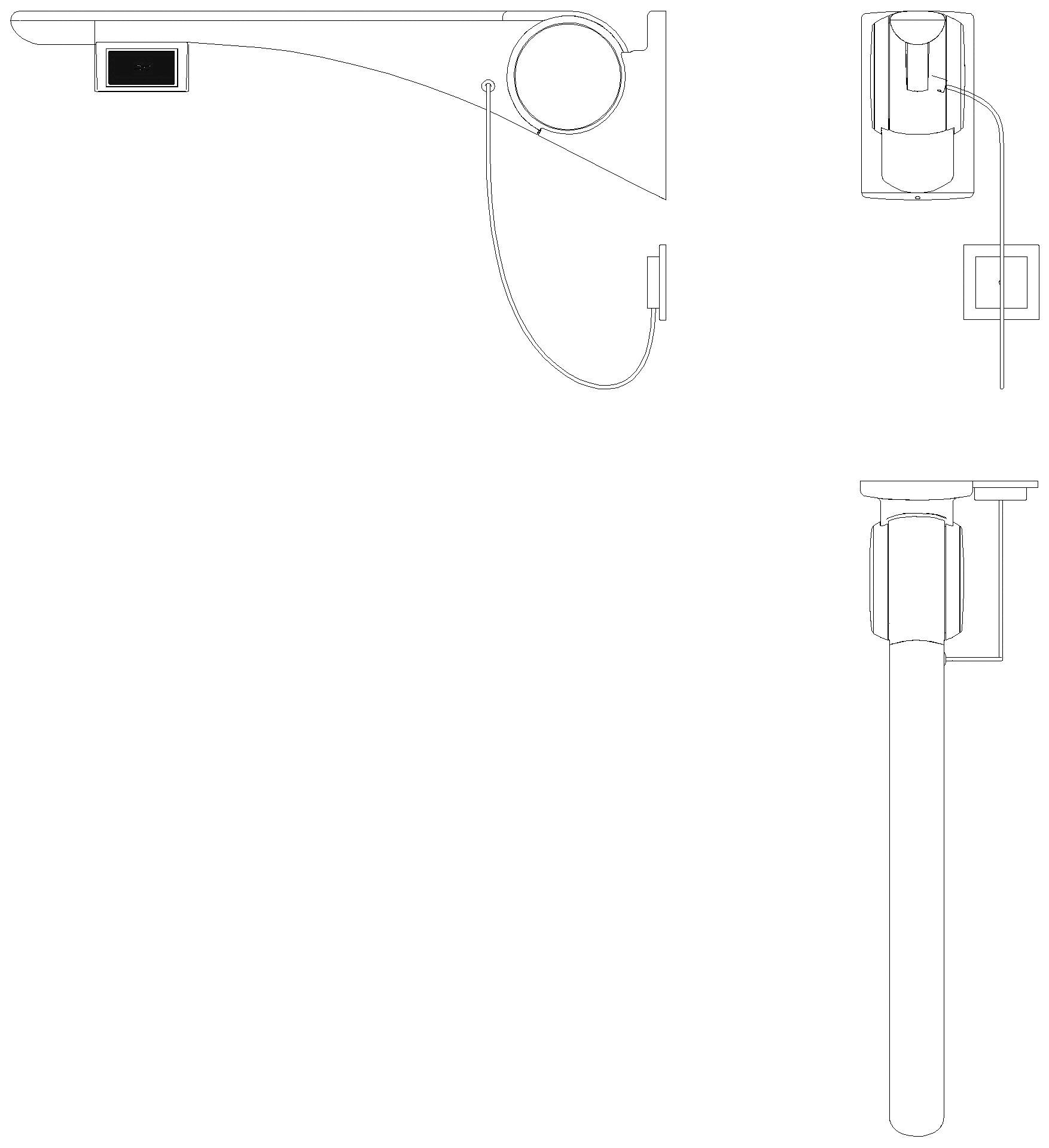 HEWI Stützklappgriff Basic,700 mm,rechts Spülausl.(E-Ausf.) weiß hgl-atm