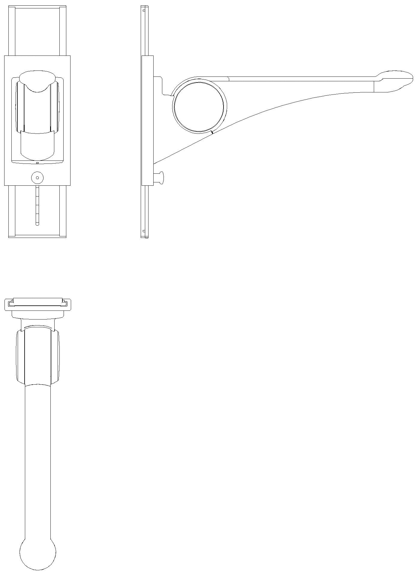 HEWI Stützklappgriff Premium,600 mm mit Höhenverstellung anthr hgl-wem