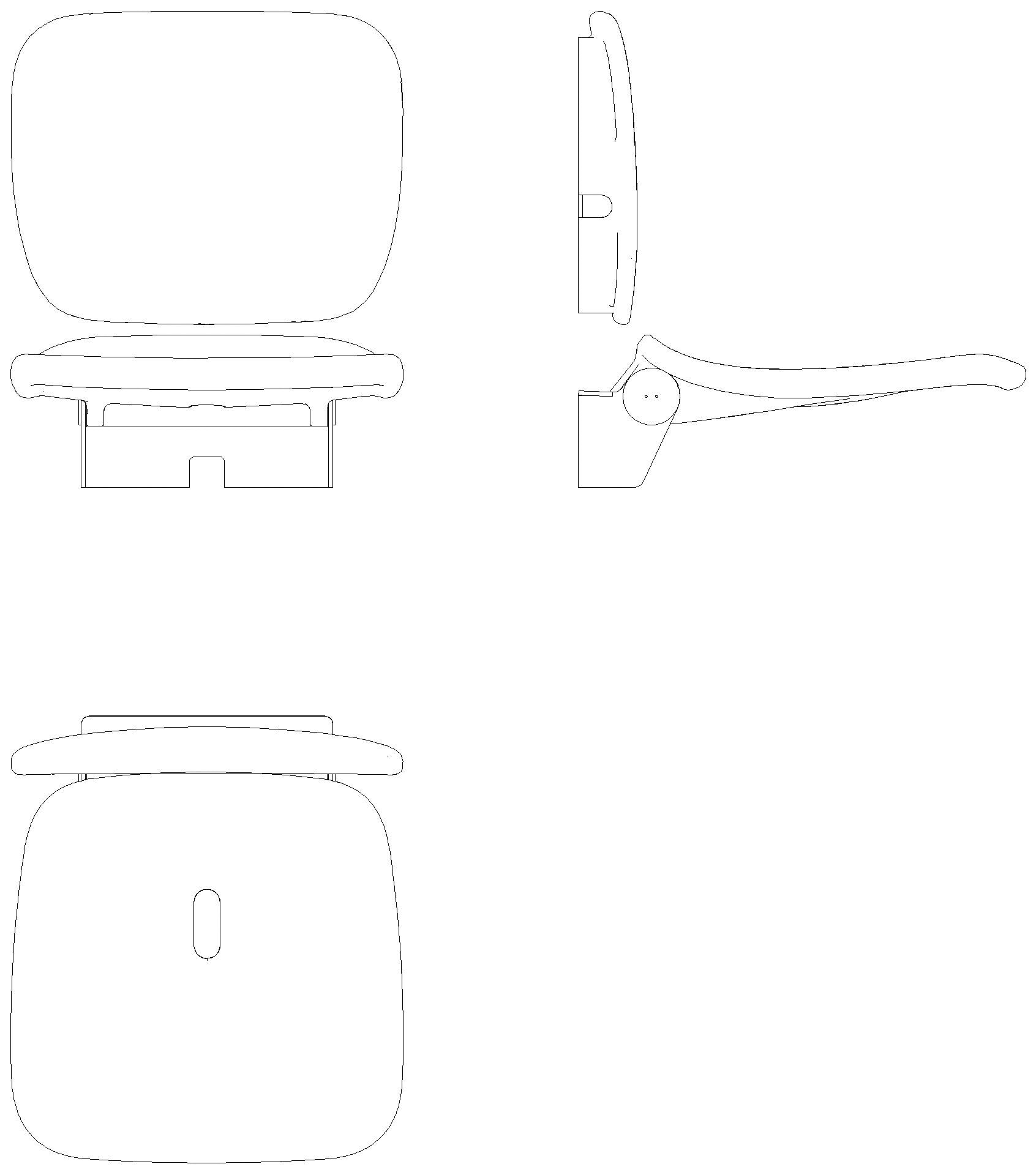 HEWI Klappsitz Komfort weiß hgl-wem