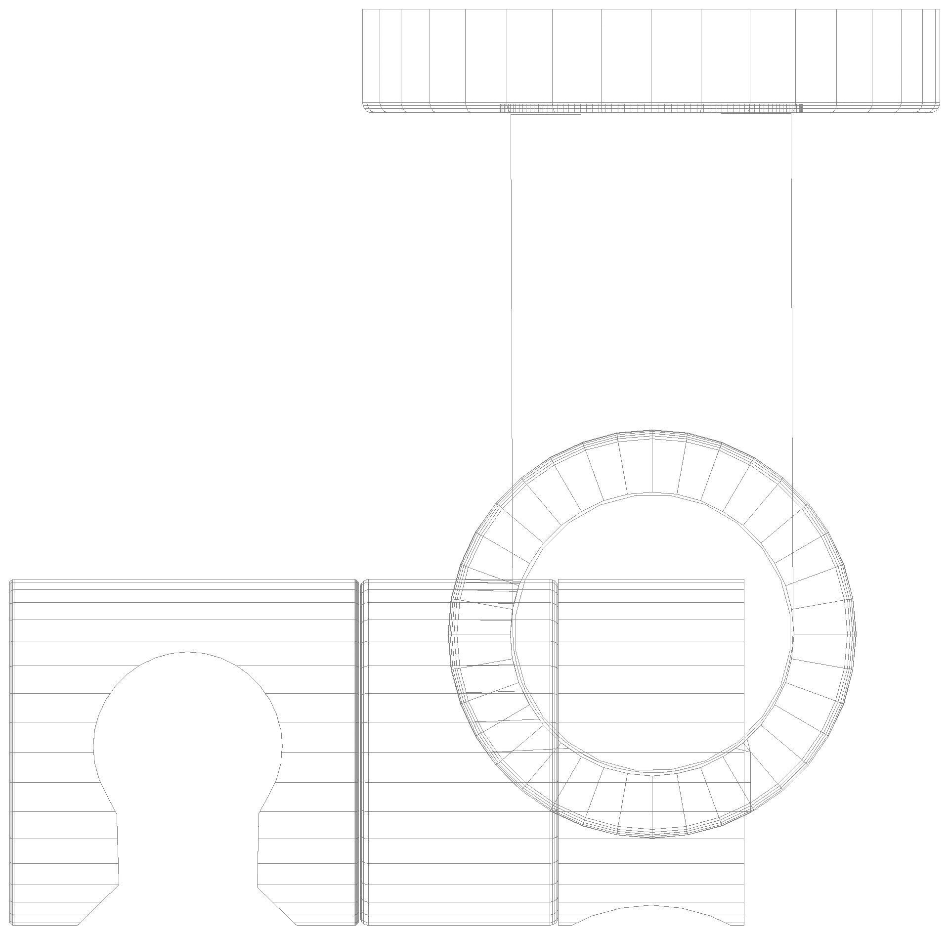 HEWI Brausehalterstange, d:32, L:1100, chrom anthrazgr