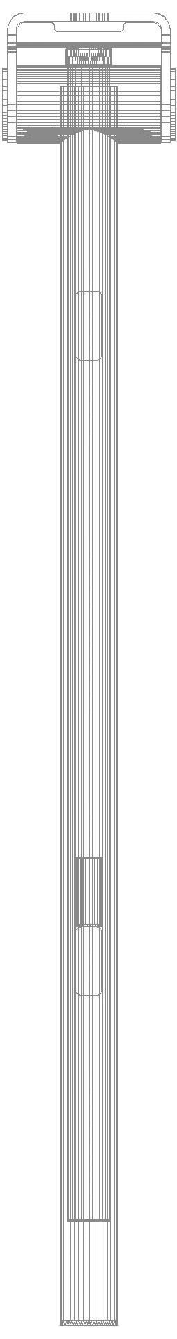 HEWI SK-Griff Duo (A), li, 750, WC-Spül (Funk), plvb weiß tiefmatt