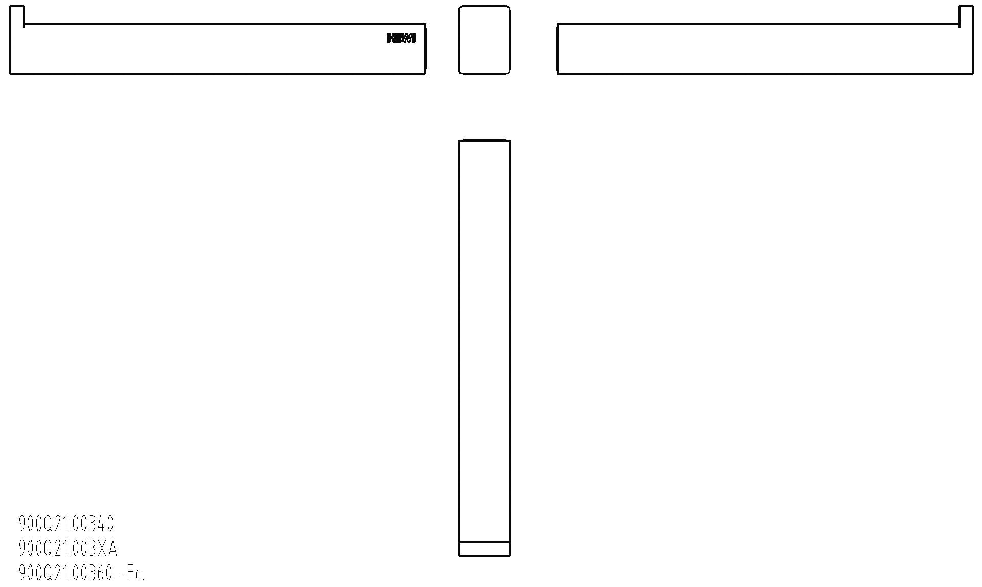 HEWI Reservepapierhalter Sys 900 Q, PVD nickel gebü.