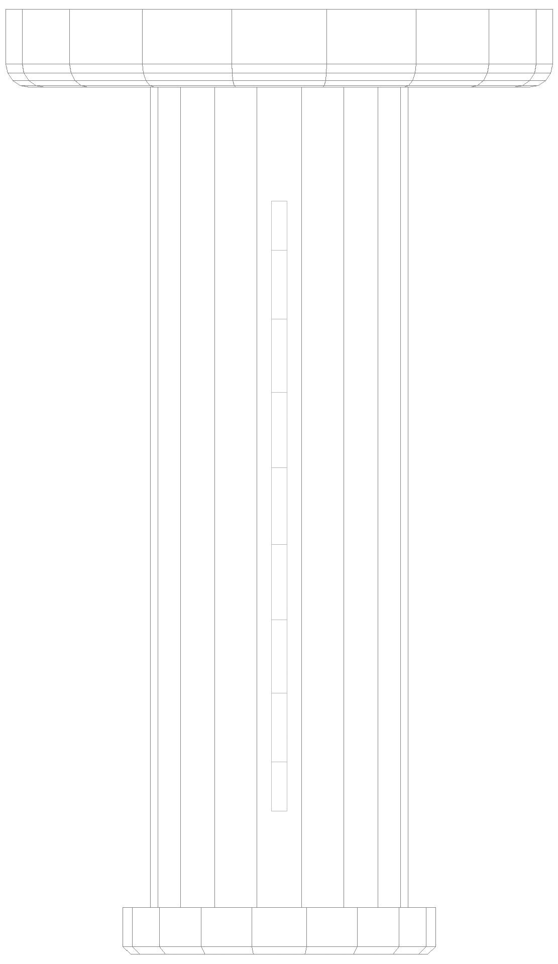HEWI WC-Papierhalter Ser 801, mit Rosette lichtgrau