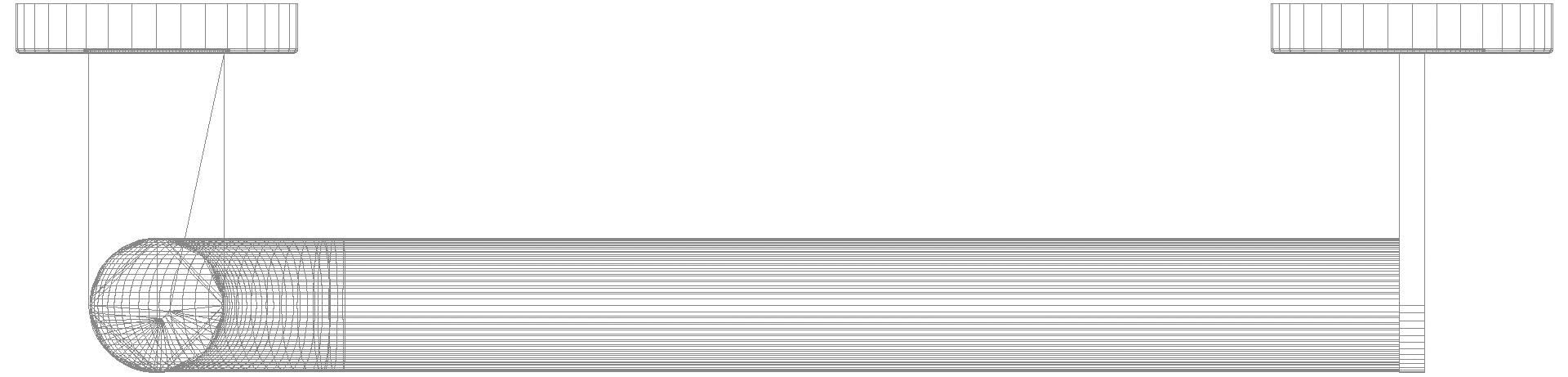 HEWI Winkelgriff,d:32, A1:600, W1:300, re, PVD nickel gebü.