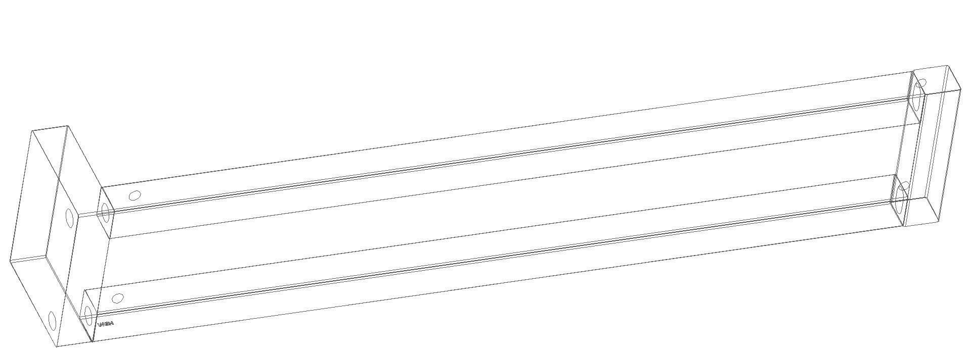 HEWI Handtuchhalter Sys 100, chrom, L:490mm, B:90mm