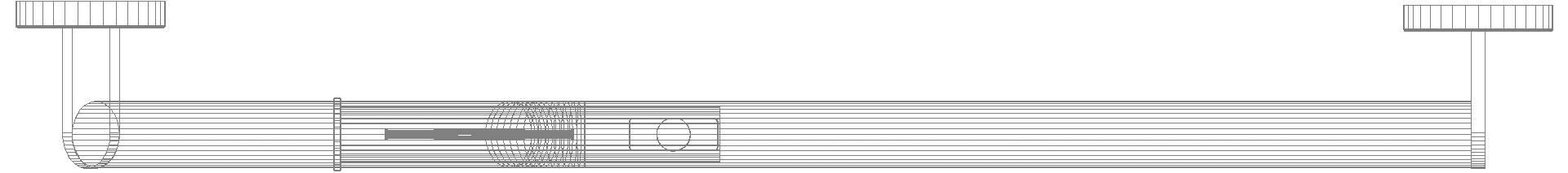 HEWI Winkelgriff 135 Gr, PRH, d:30, re, plvb schw tma