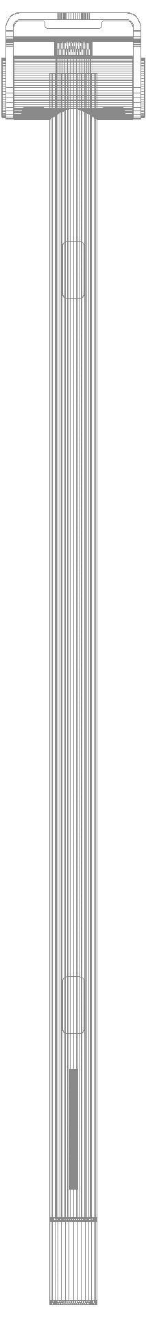 HEWI Stützklappgriff Duo (A), PRH, L:900mm, PVD nickel gebü.