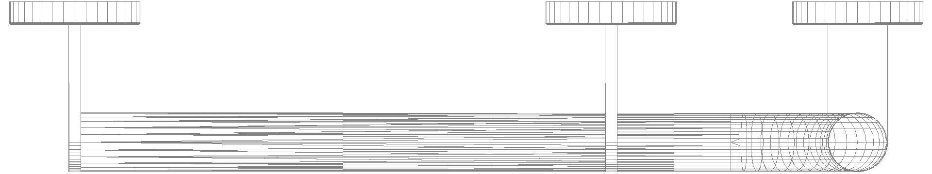 HEWI Winkelgriff,d:30, A1:900, W1:400, li, plvb weiß tiefmatt