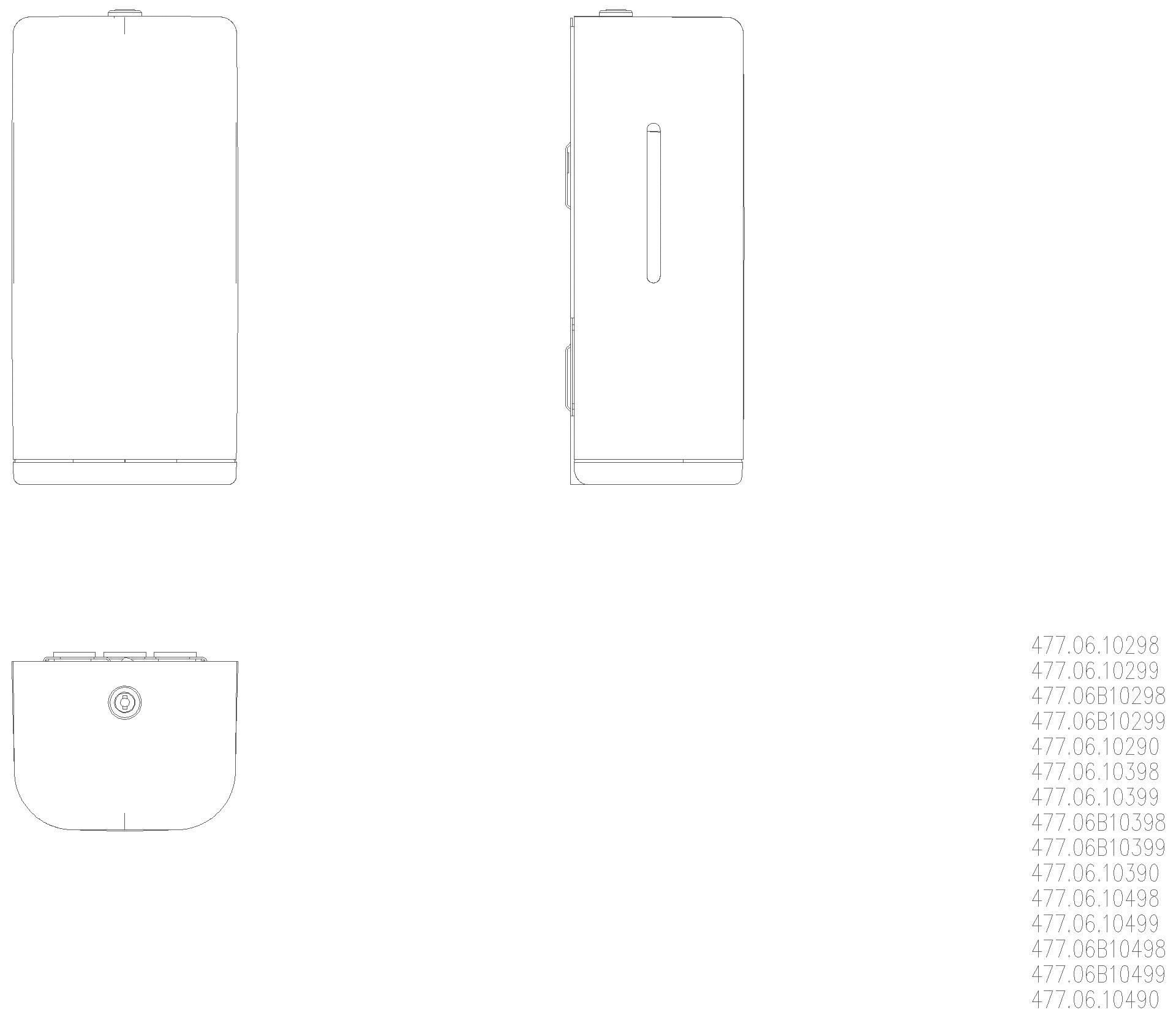 HEWI SENSORIC Desinfektionsmittelsp.,EM, Korp.Fb 98,Rahm.ma. signalweiß