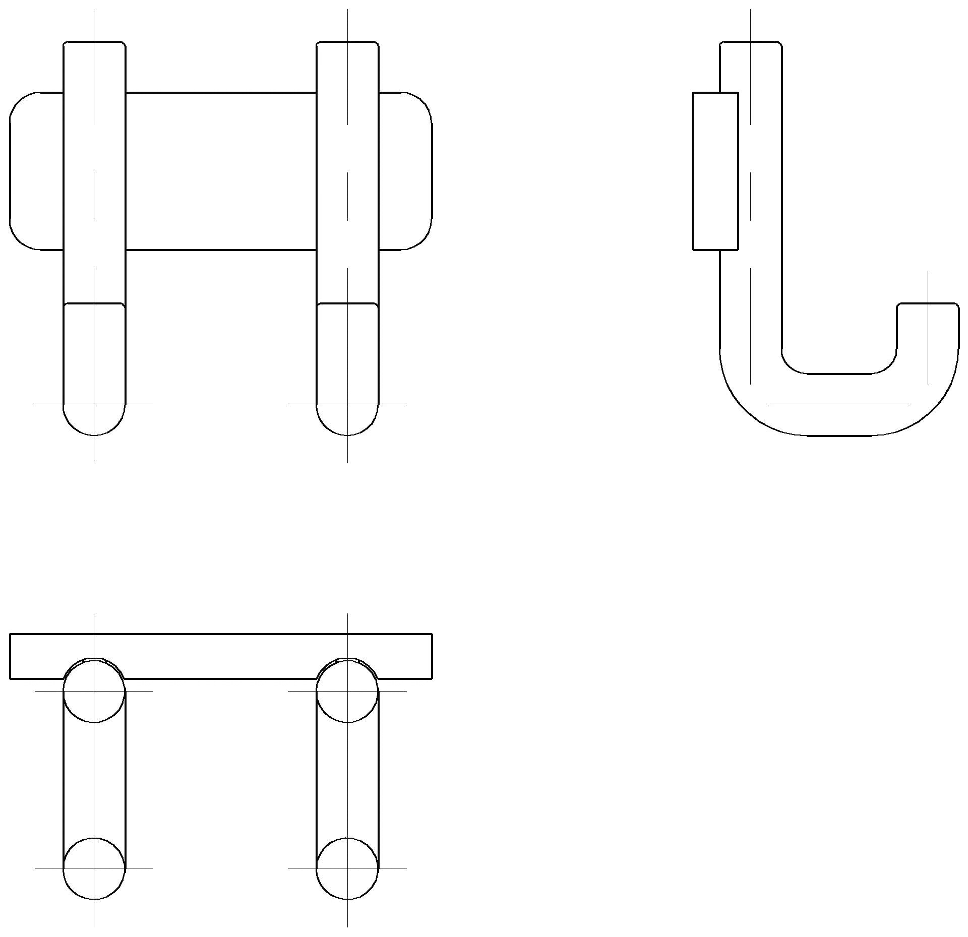 HEWI Doppelhaken Ser 480, PVD nickel gebü.