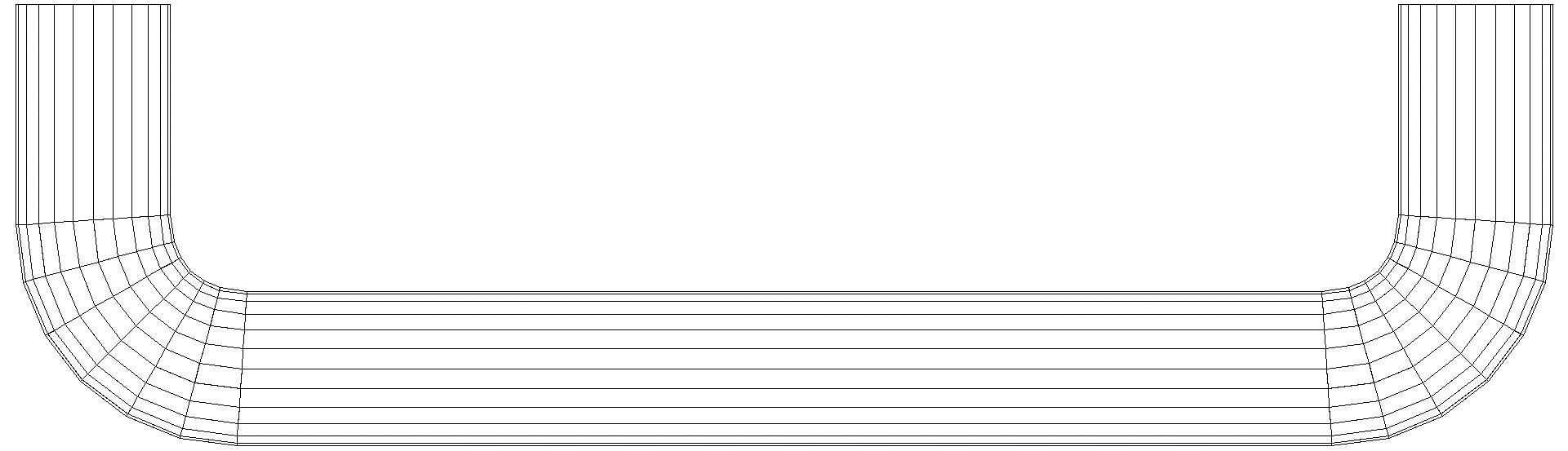 HEWI Wannengriff Ser 477, matt, AM:250 o. Rosetten signalweiß