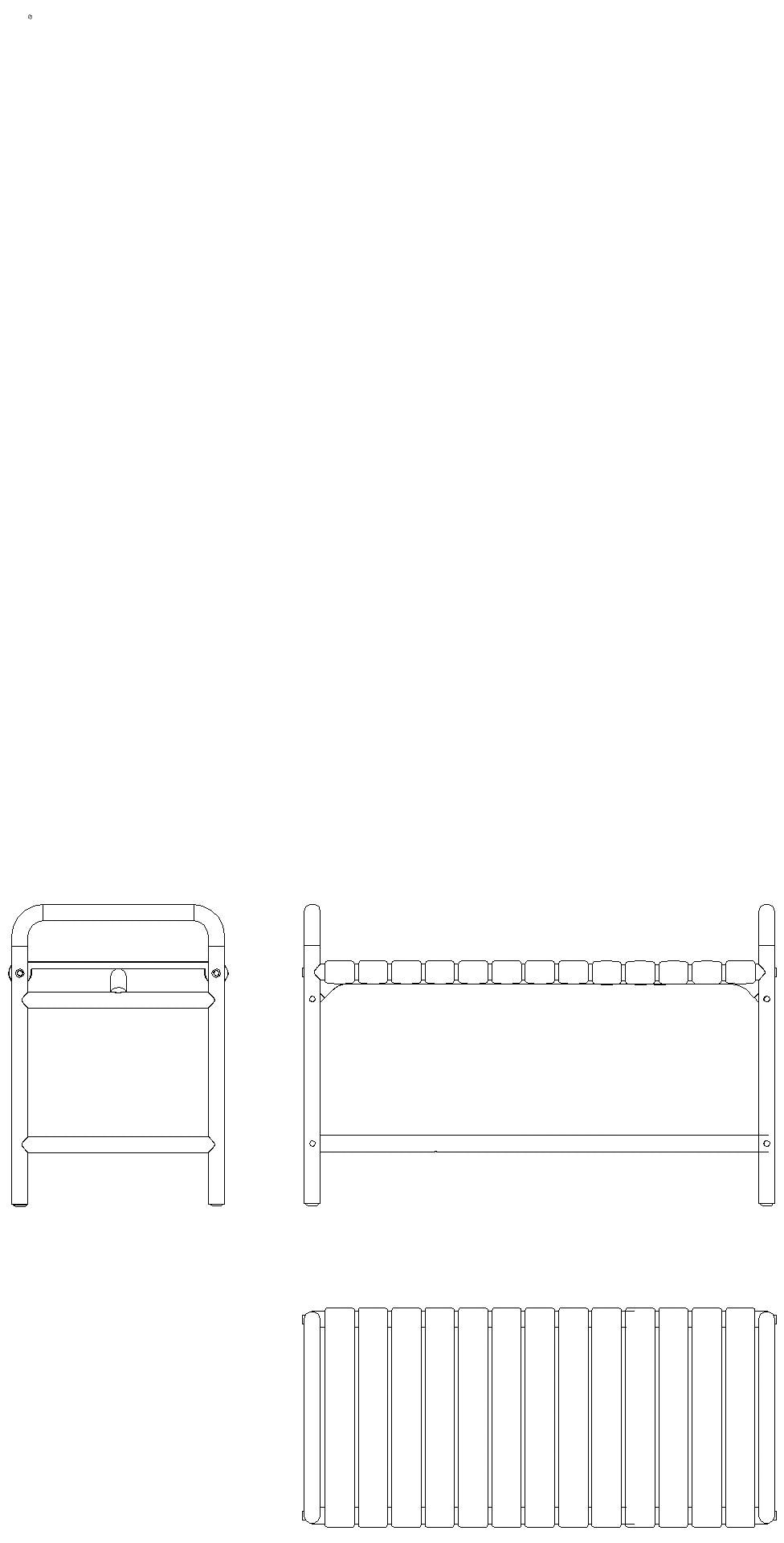 HEWI Duschbank Ser 801, B:960mm, Stützlast 300 kg anthrazgr