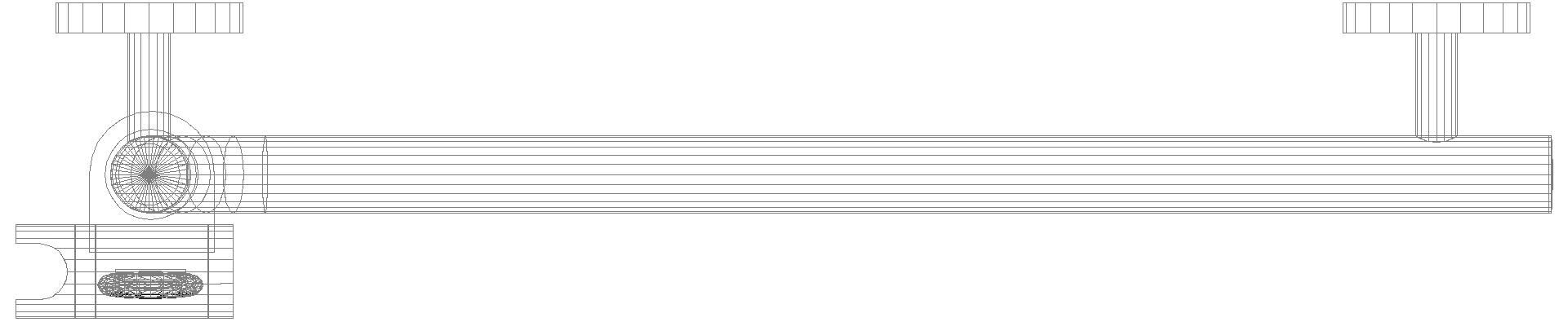HEWI Winkelgriff m.Br.H.,AM1:1250,W1:600 reinweiß, Stangen farb. anthrazgr
