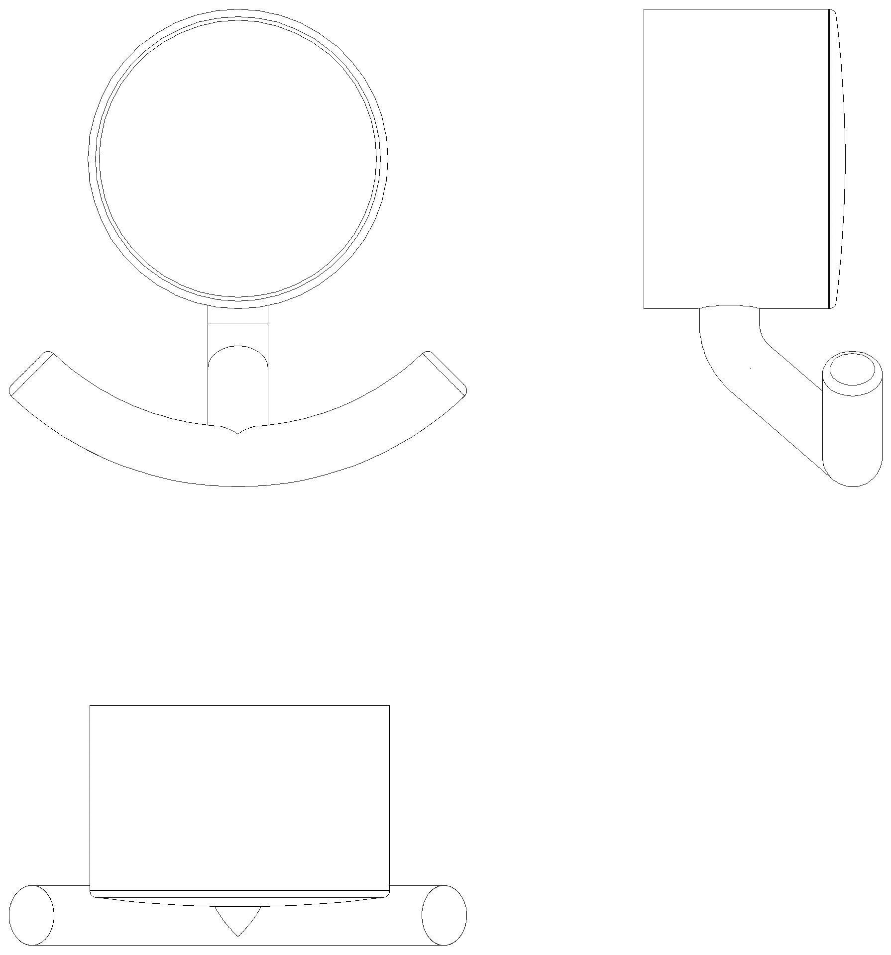 HEWI Doppelhaken System 815 Edst.,swm,Klebebef. schw tma