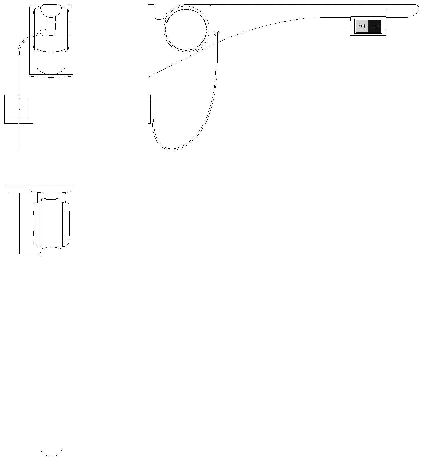 HEWI Stützklappgriff Basic,750 mm,links Spül/FT(E-Ausf.) anthr hgl-atm