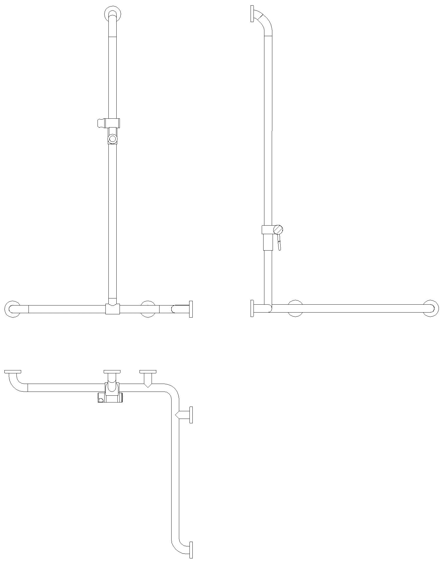 HEWI DUHA AM1:1250, W1/2:762, suizidhemmende Ausf. tiefschwarz