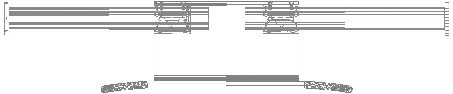 HEWI Rückenst. Sys 900 auf SK-Griff (A) T:150, pulverbeschichtet schw tiefmatt
