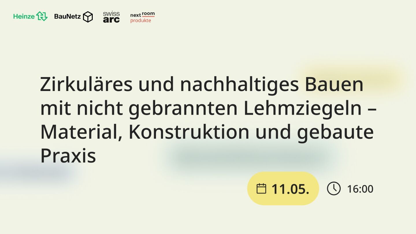 Webinar: Bauen mit Lehm